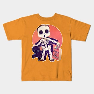 Skeleton Kid Kids T-Shirt